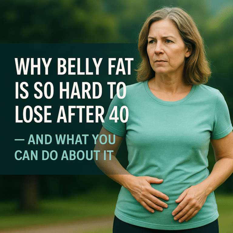 Why Belly Fat Is So Hard to Lose After 40. and What You Can Do About It